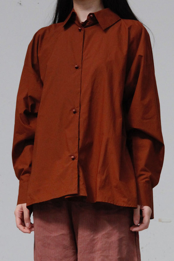 BASERANGE JURA Shirt SHJR-CO-AU23 Wine Red
